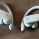 The new Glacier Blue Powerbeats Pro are as pale as their name suggests.